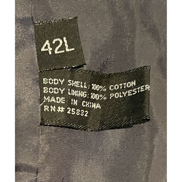 CIRCLE S Western Gray Corduroy Elbow patch Sports Coat Jacket Blazer Men's 42L - Picture 12 of 15